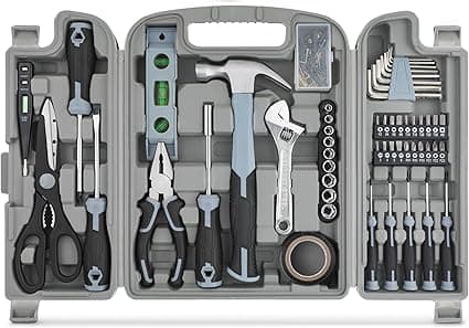 Hi-Spec Juego de Herramientas para el Hogar de 54 Piezas. Kit de Herramientas Gr